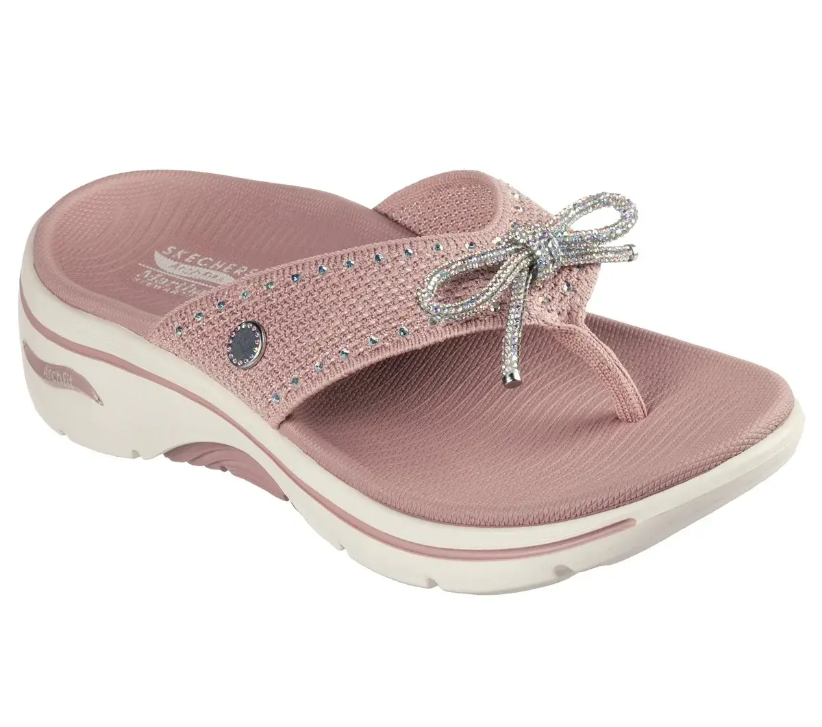 Martha Stewart: GO WALK Arch Fit 2.0 Sandal – Glimmer Martha Stewart: GO WALK Arch Fit 2.0 Sandal – Glimmer