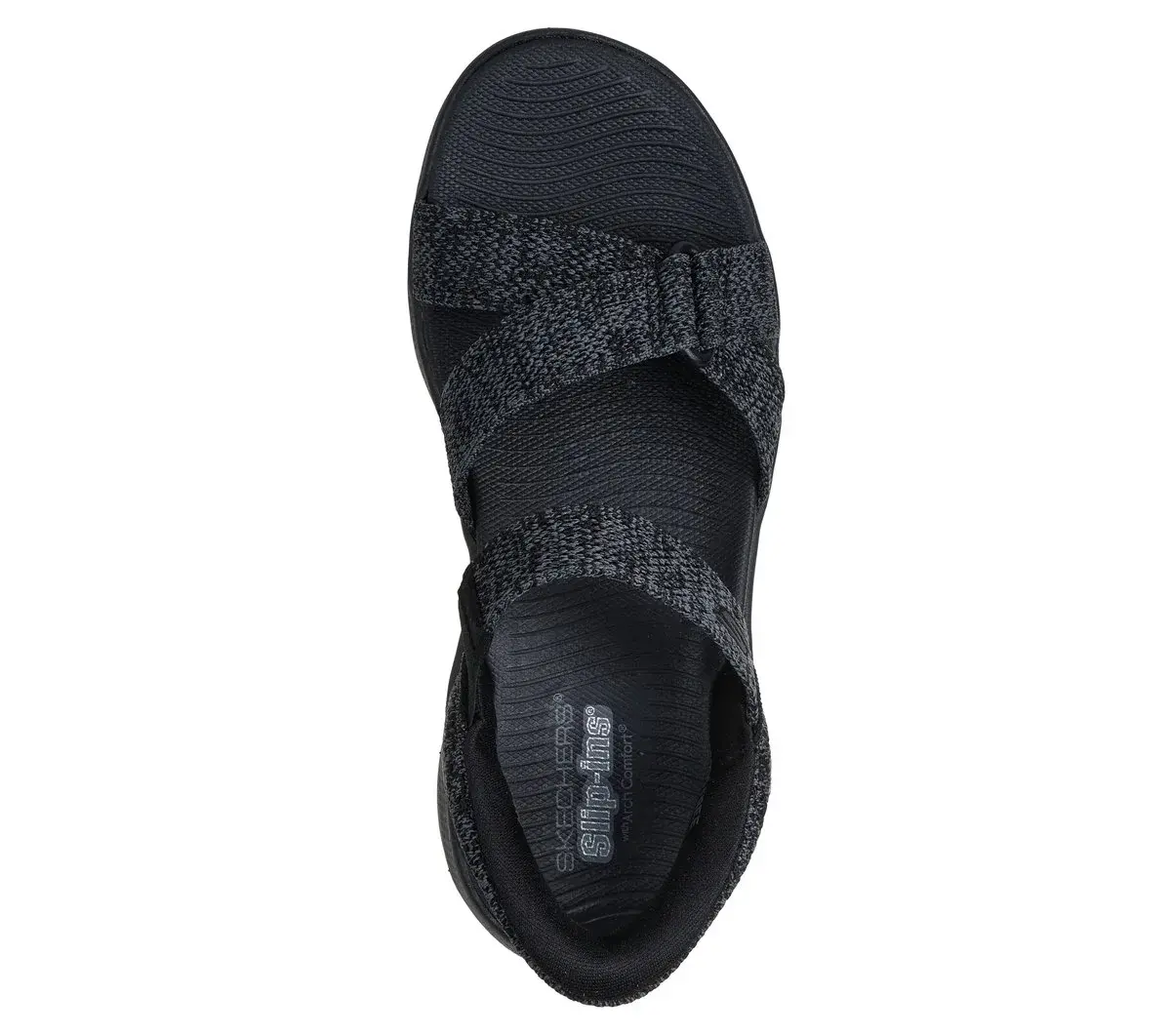 Skechers Slip-ins: GO WALK Massage Fit Sandal – Heather
